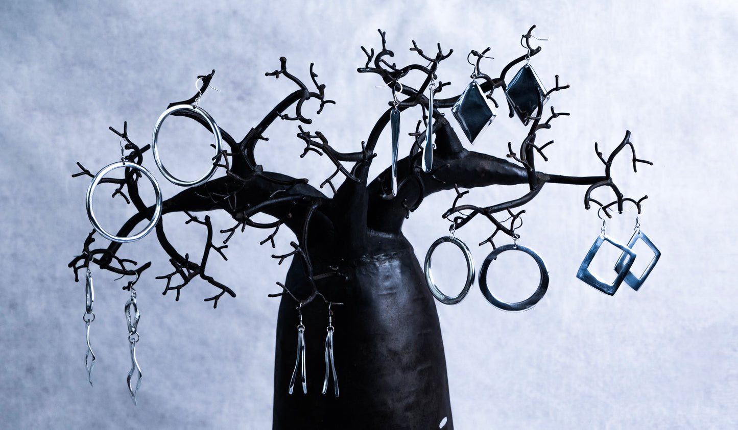 Boucles alu double déformées NOFINOFY