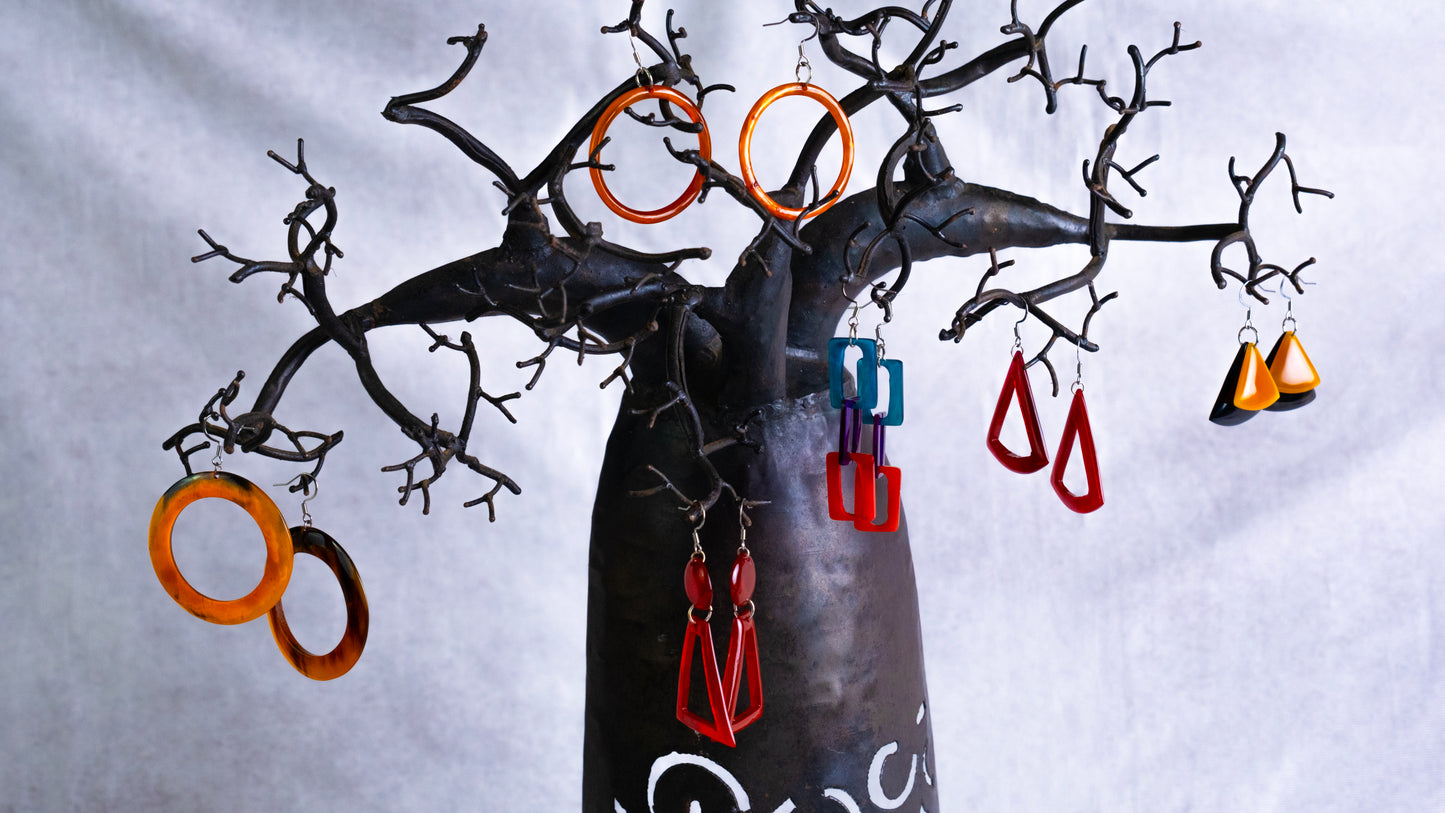 Boucles créoles ouvertes larges SAVANNAH