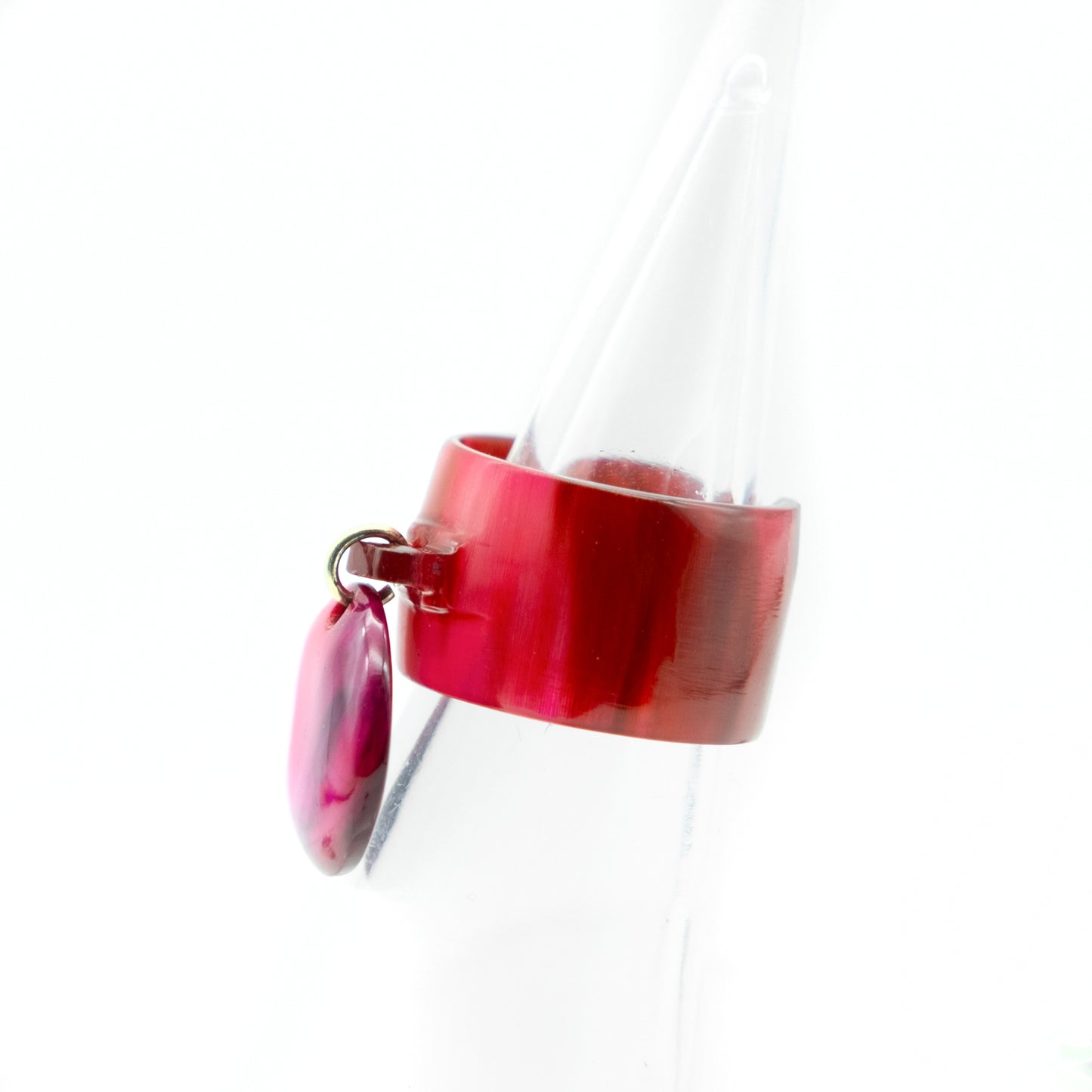 Bague large avec accessoire MDG