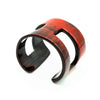 Bracelet manchette M grand ambré