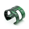 Bracelet manchette M grand ambré