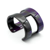 Bracelet manchette M grand ambré