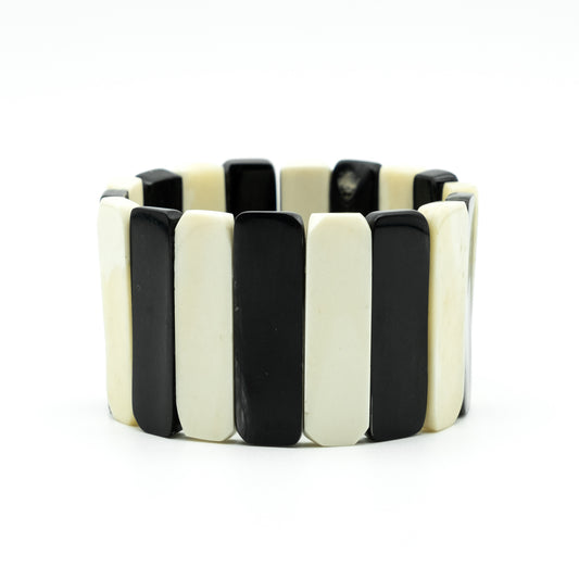 Bracelet os rectangulaires réguliers ALOKA