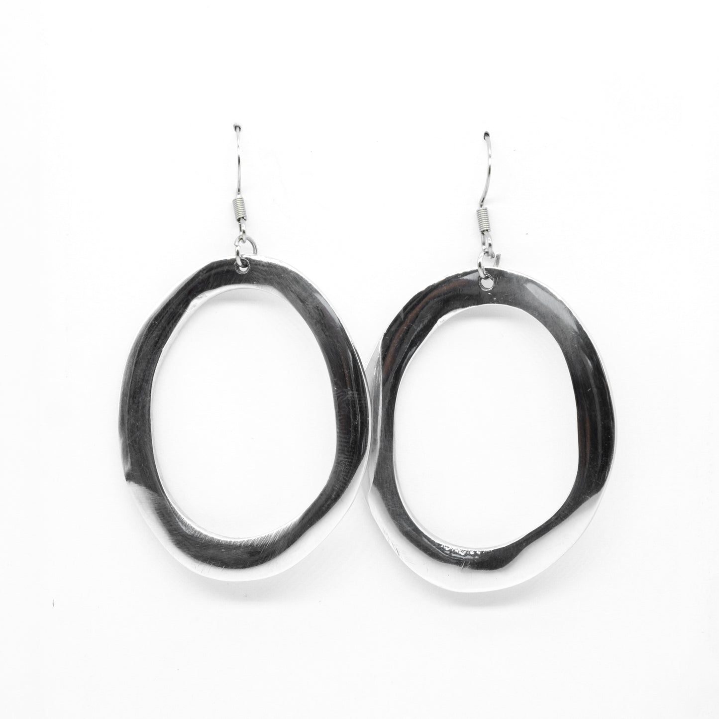 Boucles alu ronde vide ZINA