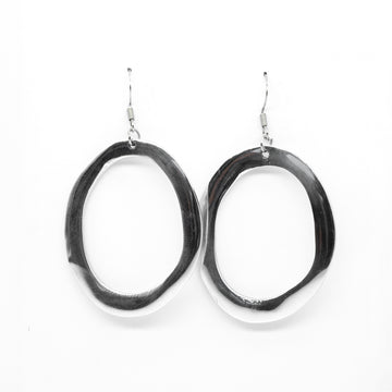 Boucles alu ronde vide ZINA