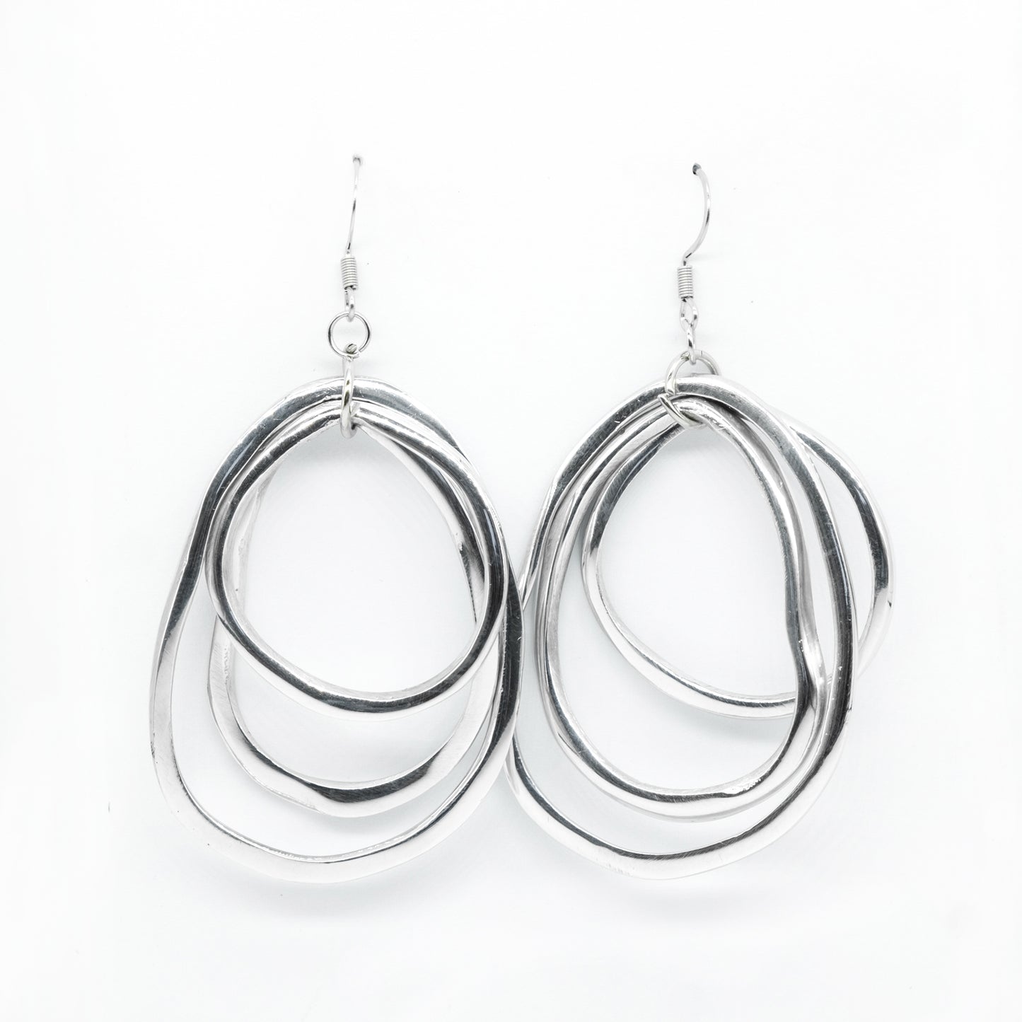 Boucles alu double déformées NOFINOFY