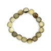 Bracelet perles élastique ambrée SINA