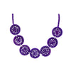 Collier rafia rond étoile PAKA