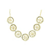 Collier rafia rond étoile PAKA