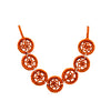 Collier rafia rond étoile PAKA