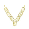 Collier rafia rectangle étoile RINA