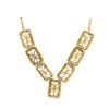 Collier rafia rectangle étoile RINA