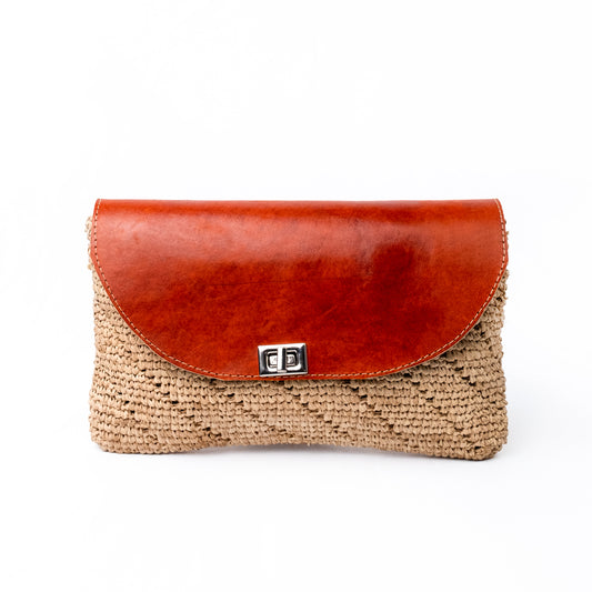 Pochette rabat cuir HITA