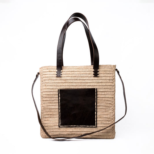 Sac poche carré cuir JIRO