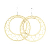 Boucles rafia créole lune STAR