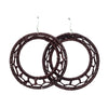 Boucles rafia créole lune STAR