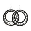 Boucles rafia créole lune STAR