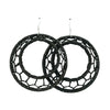 Boucles rafia créole lune STAR