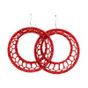 Boucles rafia créole lune STAR