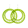 Boucles rafia créole lune STAR