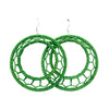 Boucles rafia créole lune STAR
