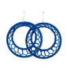 Boucles rafia créole lune STAR