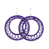 Boucles rafia créole lune STAR