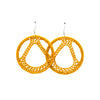 Boucles rafia rondes tour Eiffel TILIKAMBO