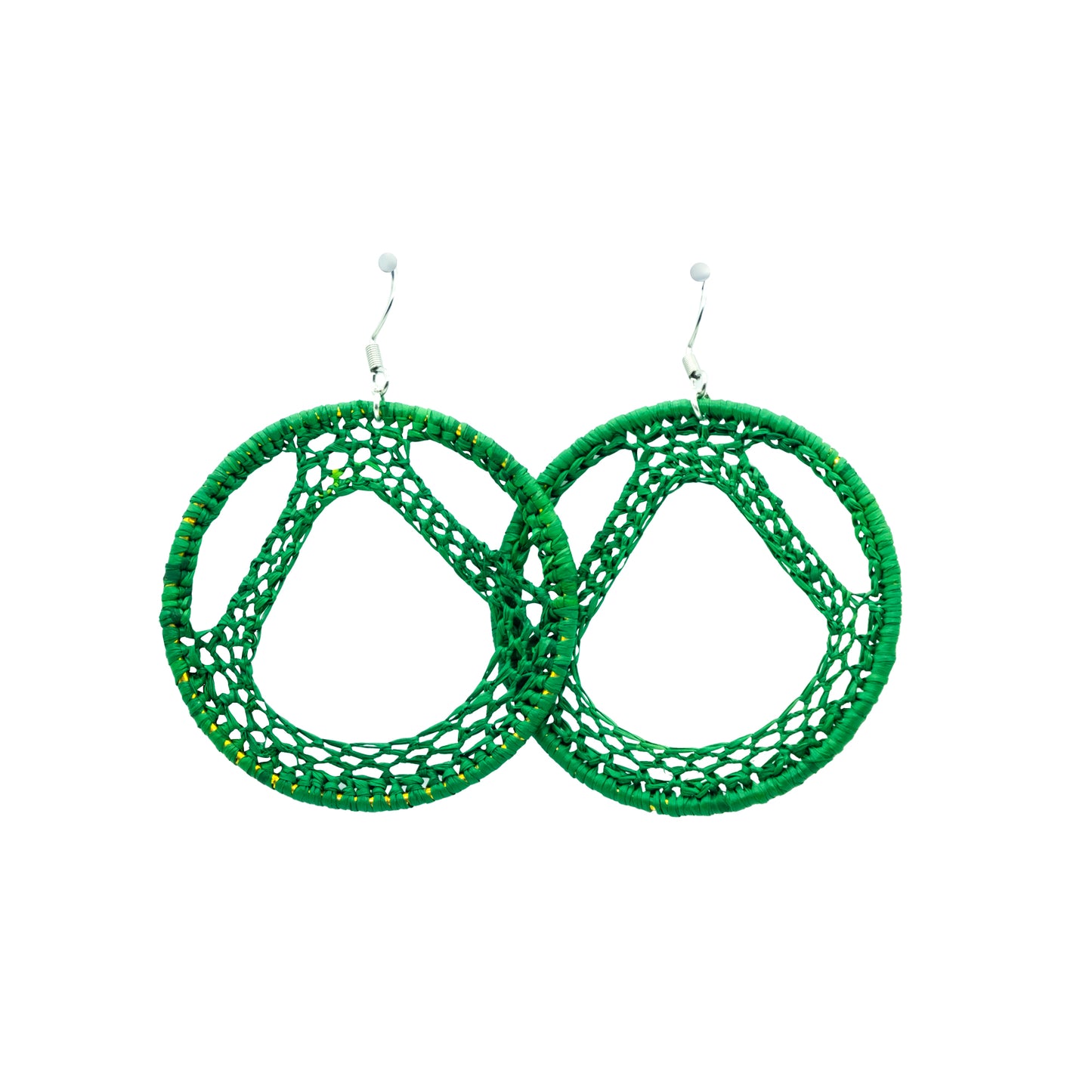 Boucles rafia rondes tour Eiffel TILIKAMBO