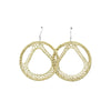 Boucles rafia rondes tour Eiffel TILIKAMBO