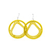 Boucles rafia rondes tour Eiffel TILIKAMBO