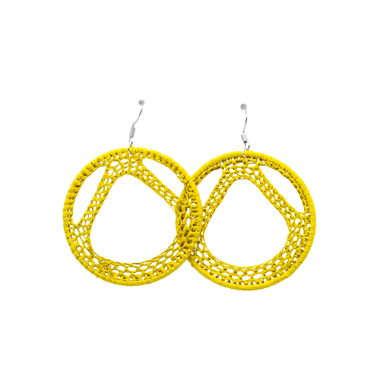 Boucles rafia rondes tour Eiffel TILIKAMBO
