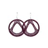 Boucles rafia rondes tour Eiffel TILIKAMBO