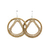 Boucles rafia rondes tour Eiffel TILIKAMBO