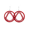 Boucles rafia rondes tour Eiffel TILIKAMBO
