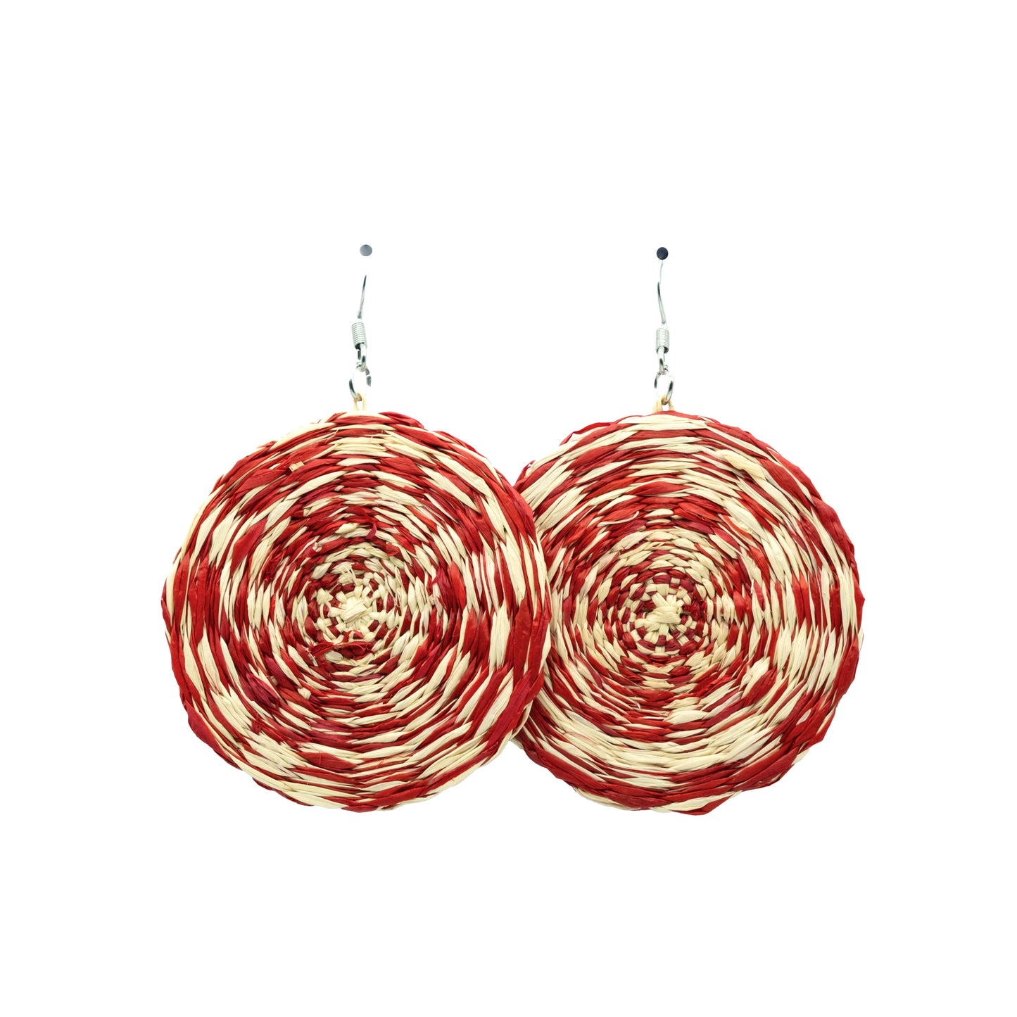 Boucles rafia spirale bicouleur HAFA