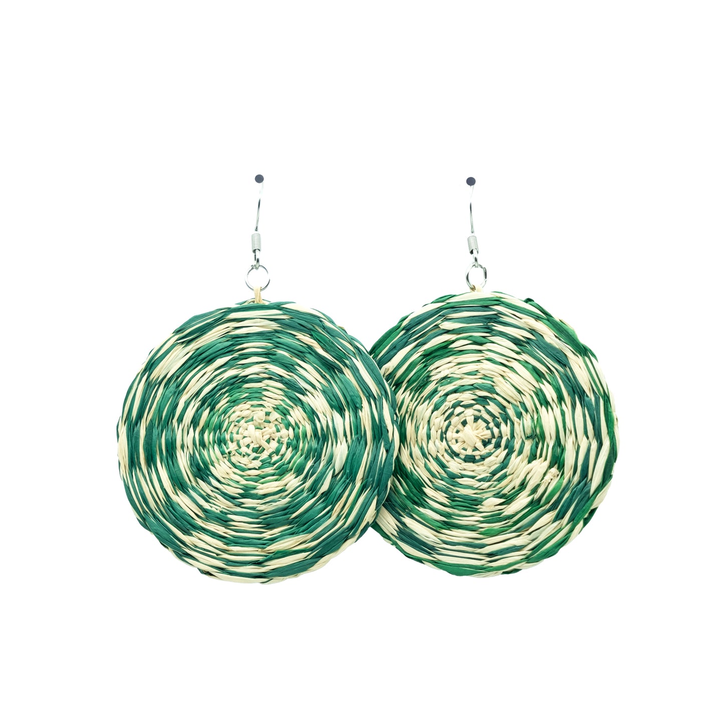 Boucles rafia spirale bicouleur HAFA