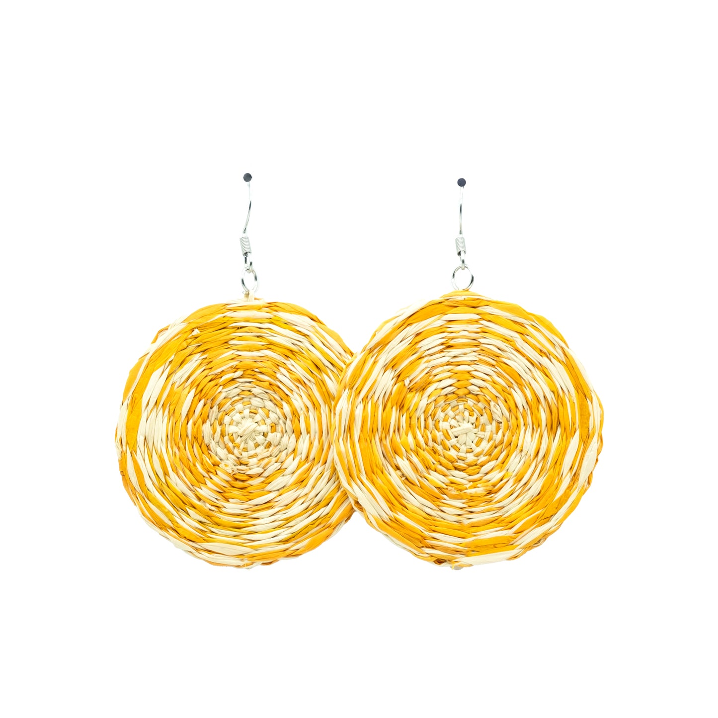 Boucles rafia spirale bicouleur HAFA