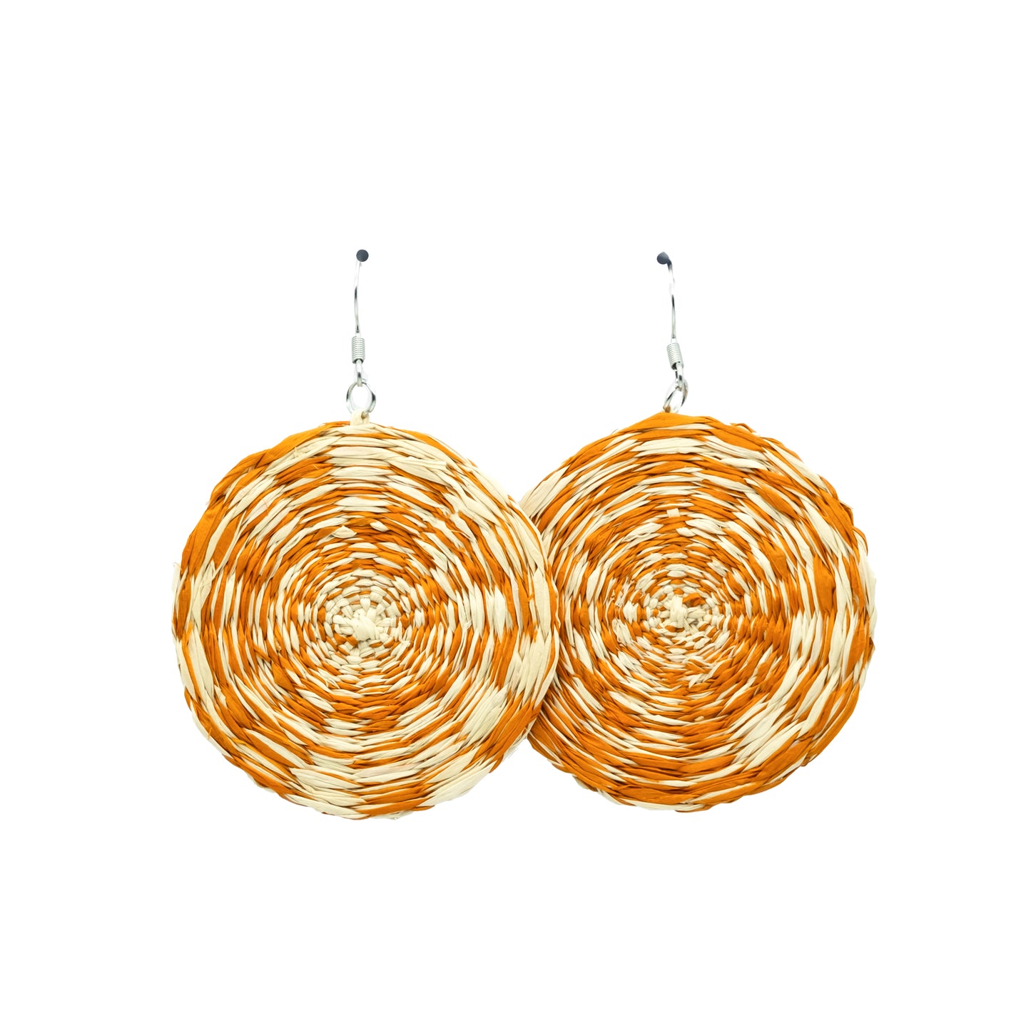 Boucles rafia spirale bicouleur HAFA