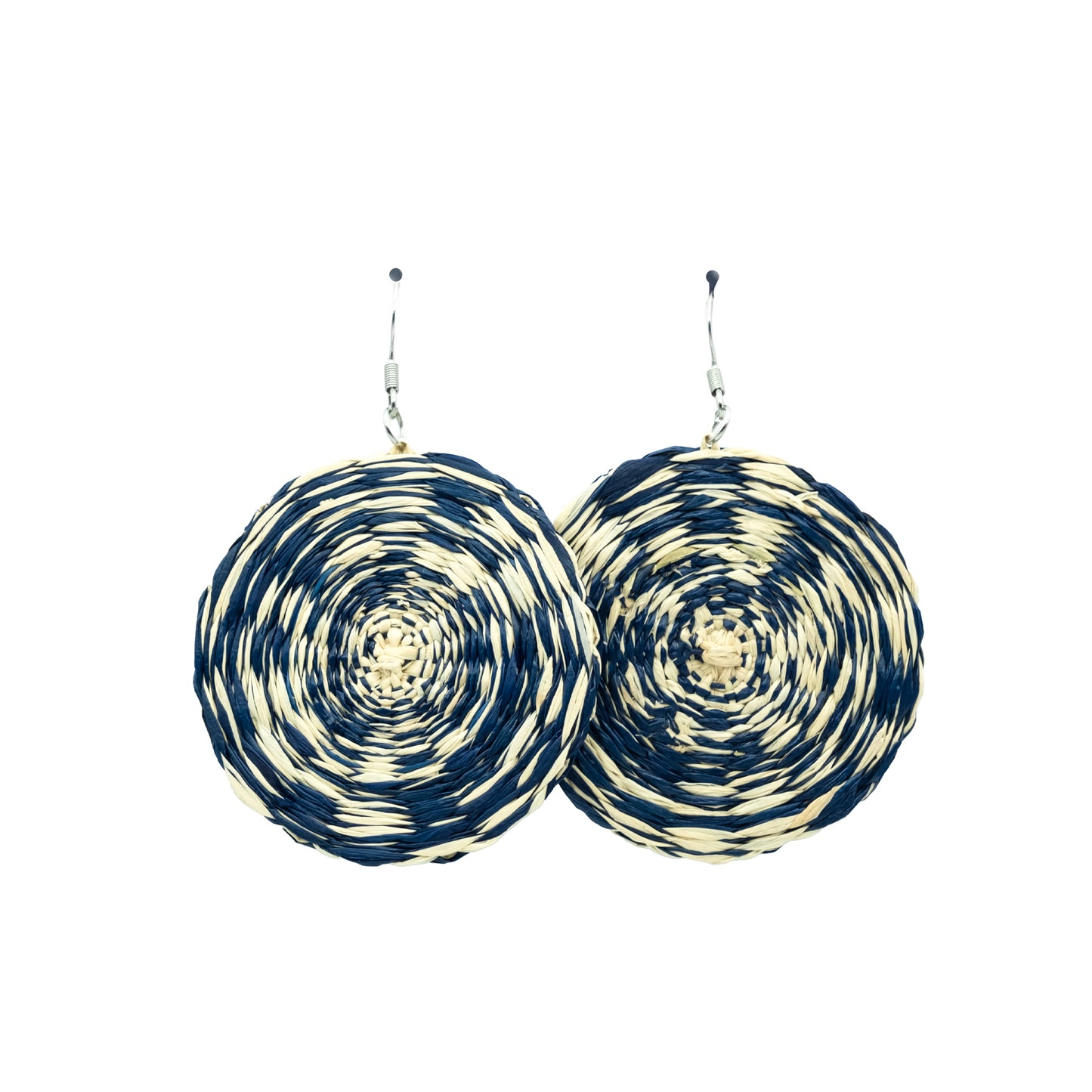 Boucles rafia spirale bicouleur HAFA