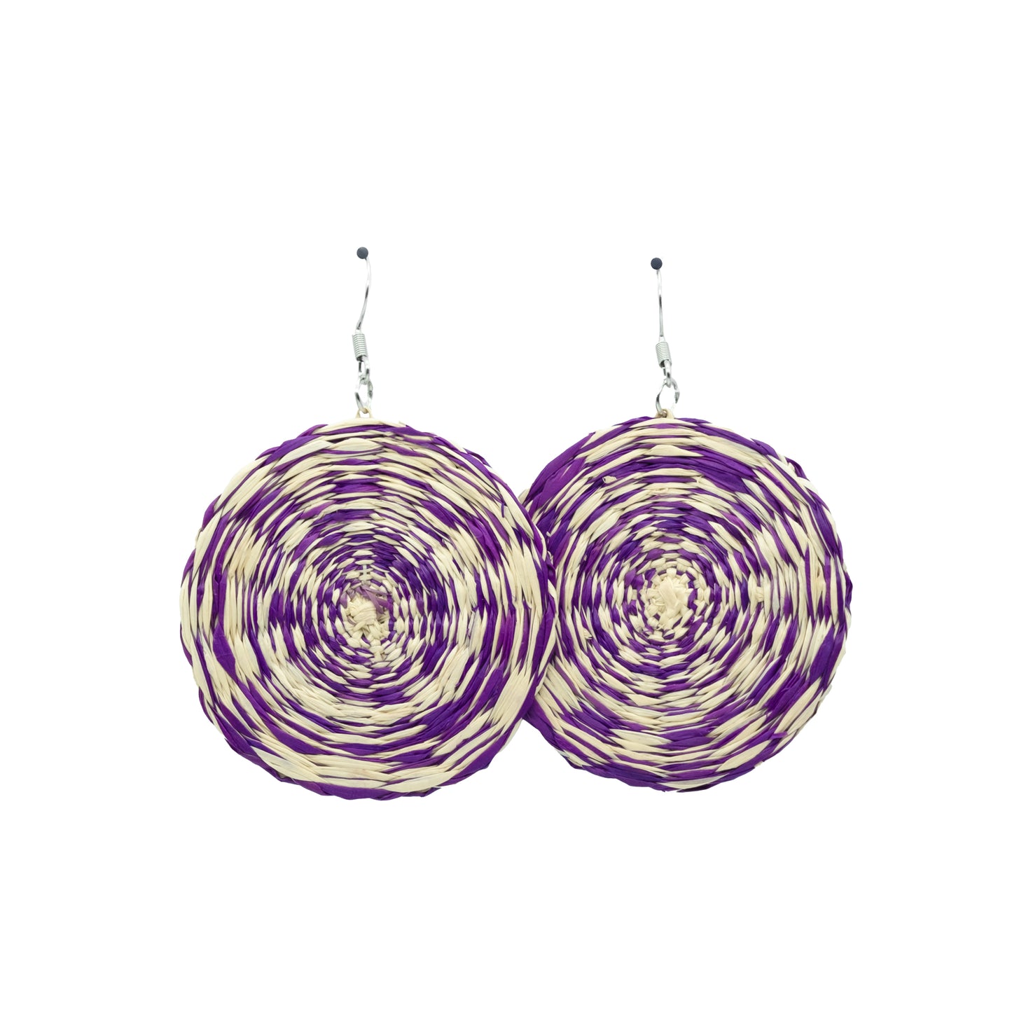 Boucles rafia spirale bicouleur HAFA