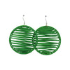Boucles rafia rondes striées ZEBRA
