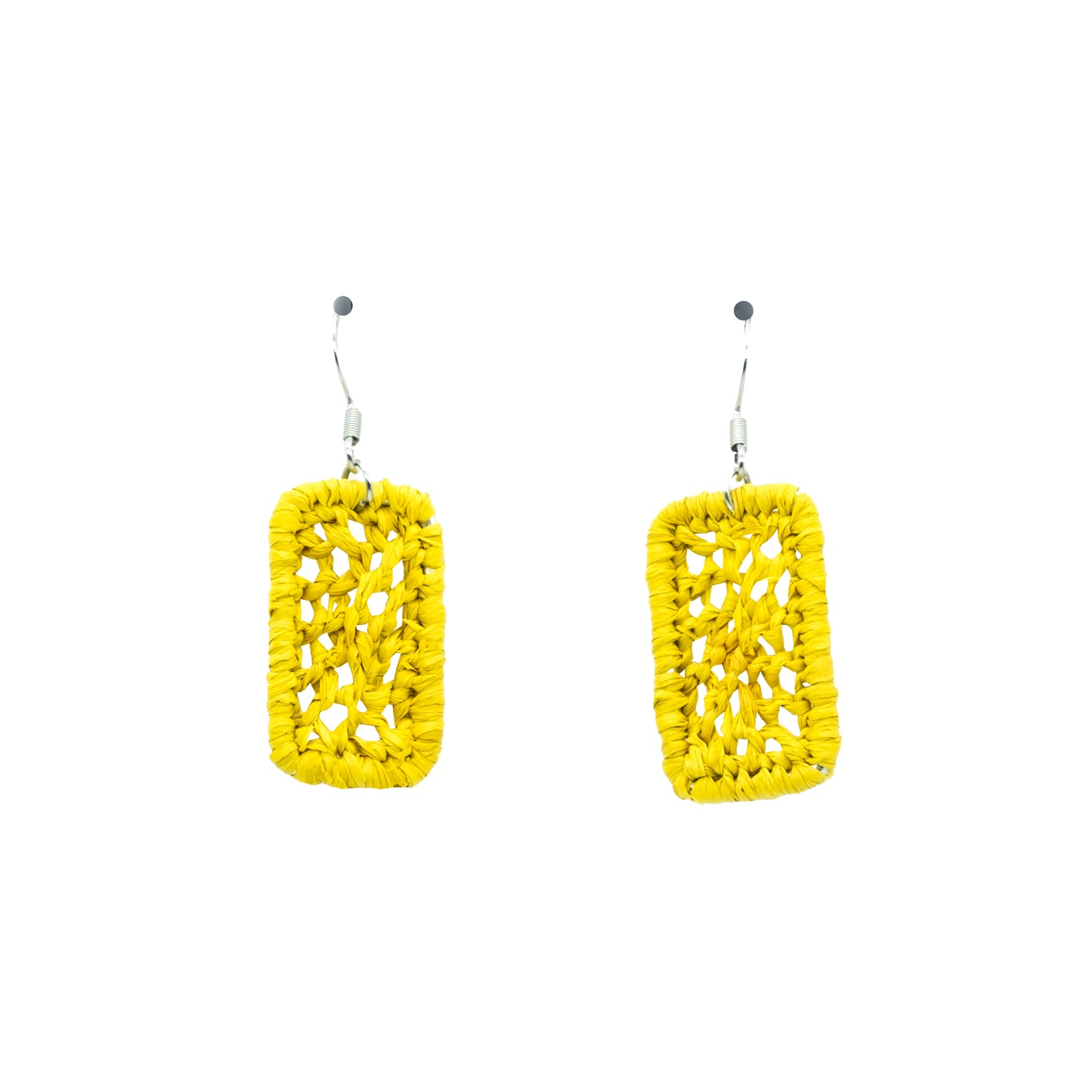 Boucles rafia dentelle rectangle NATO