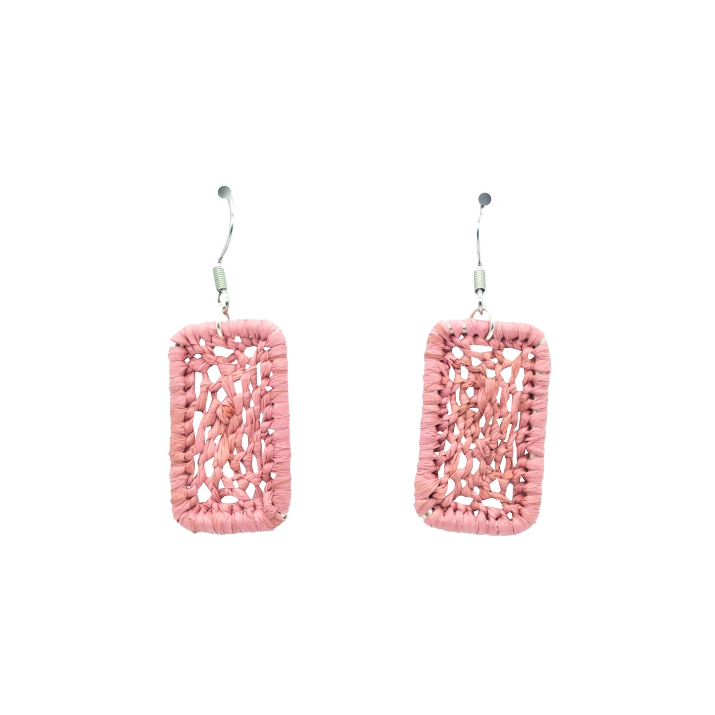 Boucles rafia dentelle rectangle NATO