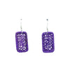 Boucles rafia dentelle rectangle NATO