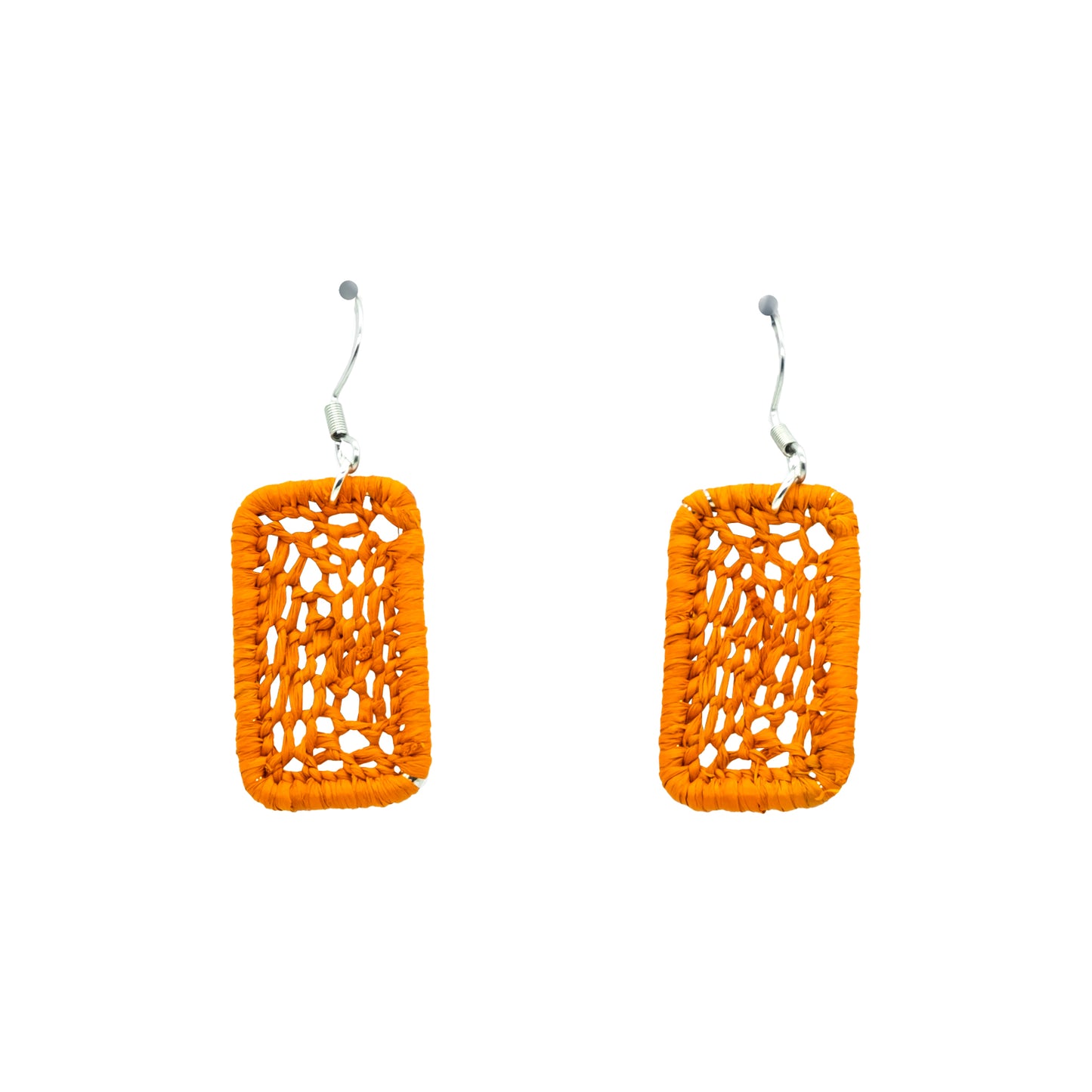 Boucles rafia dentelle rectangle NATO