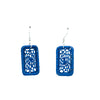 Boucles rafia dentelle rectangle NATO