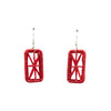 Boucles rafia étoile rectangle KINTANA