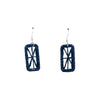Boucles rafia étoile rectangle KINTANA