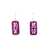 Boucles rafia étoile rectangle KINTANA